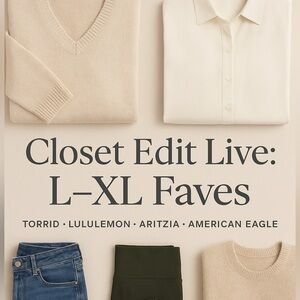 L/XL Personal Closet Sale